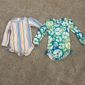 18-24 months Ruffle butts bathing suits GUC